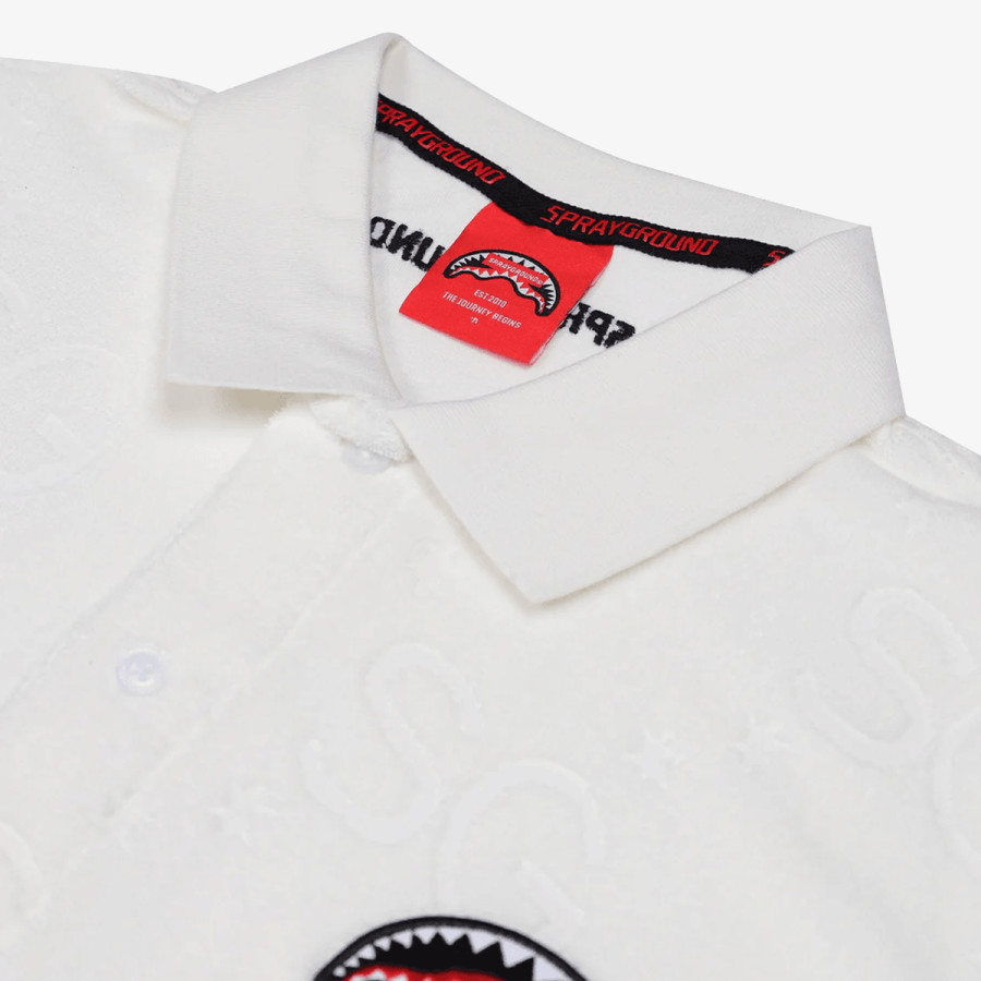 SPRAYGROUND Kratke hlače SG JAQUARD POLO SHIRT WHT 
