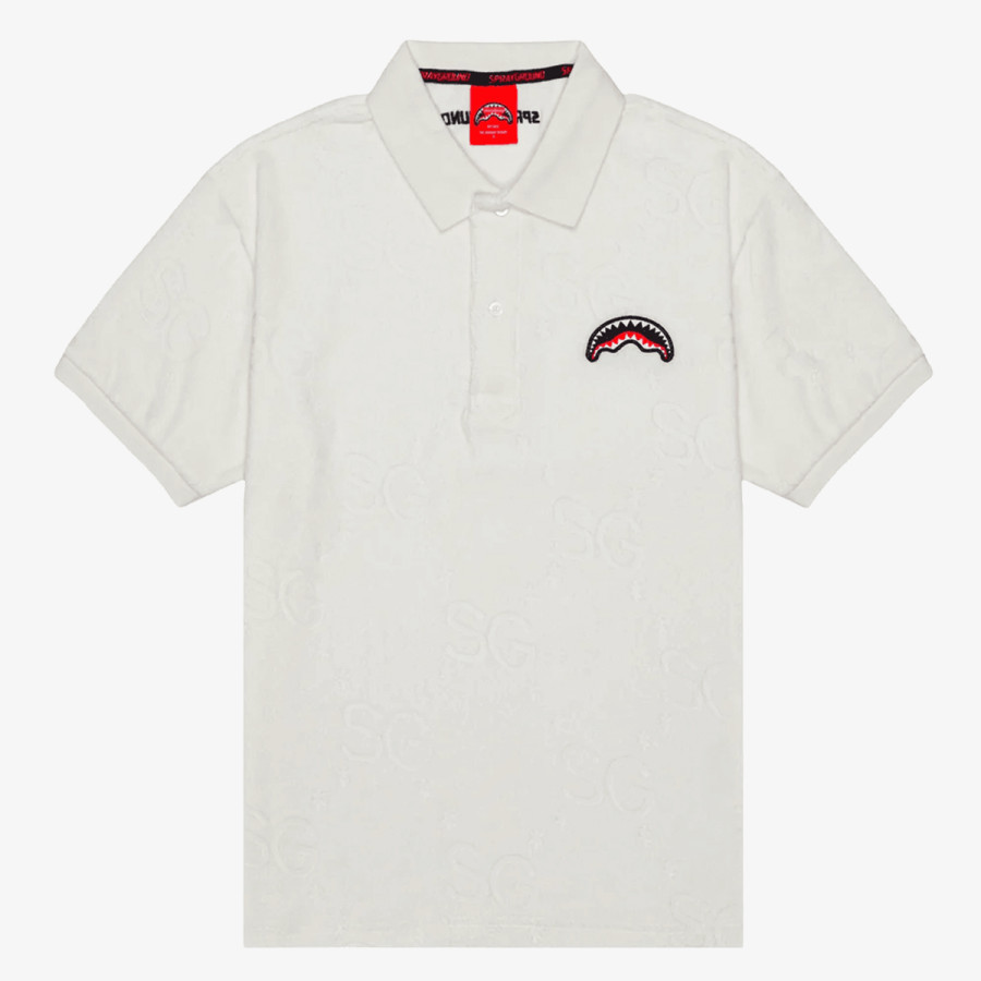 SPRAYGROUND Kratke hlače SG JAQUARD POLO SHIRT WHT 
