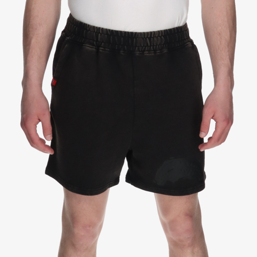 SPRAYGROUND Kratke hlače STONE WASHED MELTED SHARK SHORTS BLK 