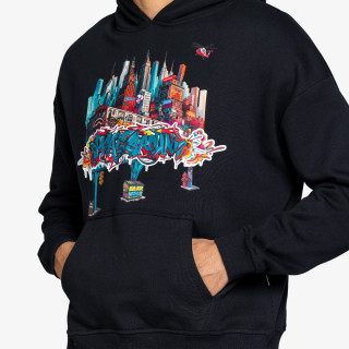 SPRAYGROUND Majica s kapuljačom CITY SKYLINE COMFY HOODIE BLK 