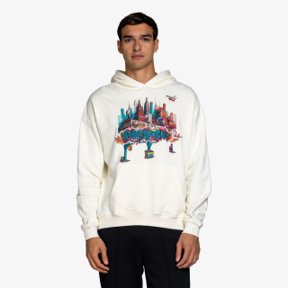 SPRAYGROUND Majica s kapuljačom CITY SKYLINE COMFY HOODIE IVO 