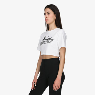 VANS Majica kratkih rukava GO ANYPLACE CREW CROP II 