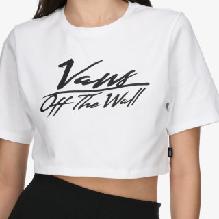 VANS Majica kratkih rukava GO ANYPLACE CREW CROP II 