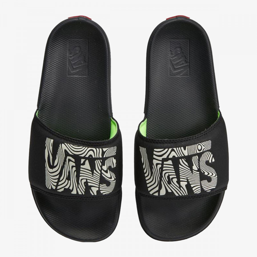 VANS Natikače MN La Costa Slide-On TRIPPY GRAIN BLACK/ 