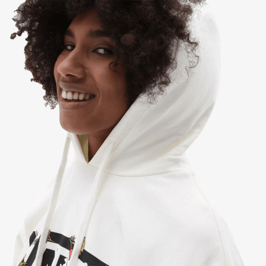 VANS Majica s kapuljačom WYLD TANGLE POPPY BFF LS HOODIE 