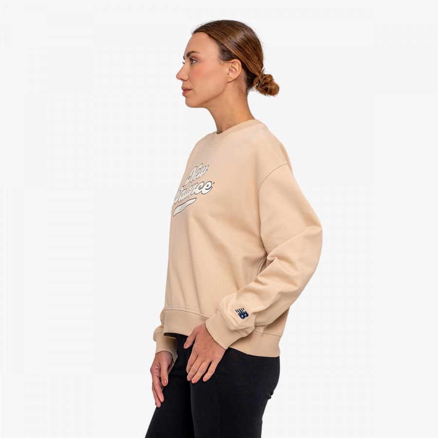 NEW BALANCE Majica bez kragne Athletics Legacy Crew 