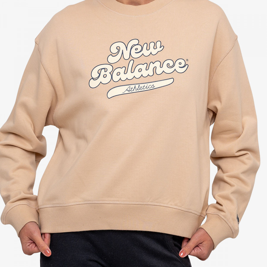 NEW BALANCE Majica bez kragne Athletics Legacy Crew 