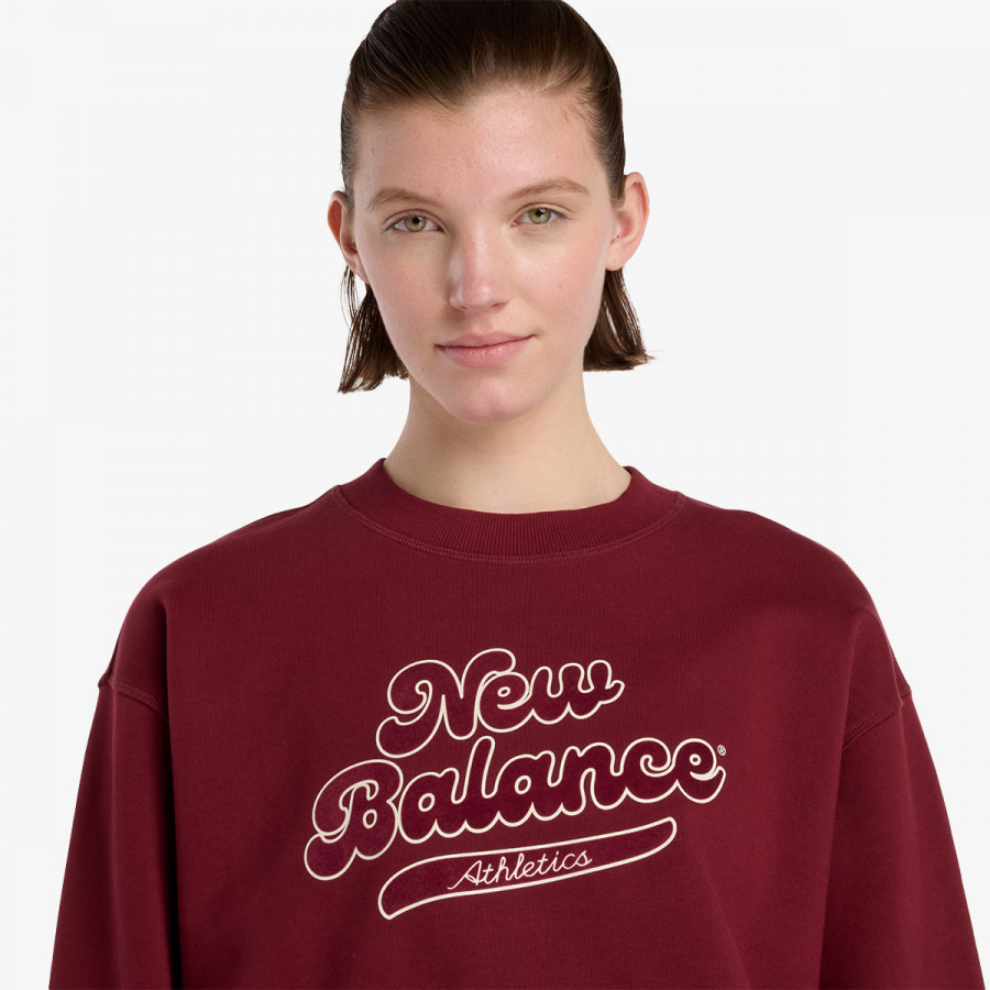 NEW BALANCE Majica bez kragne Athletics Legacy Crew 